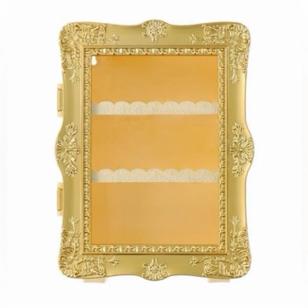 Gold Gilded Display Shelf - Tabletop or Wall Shelf